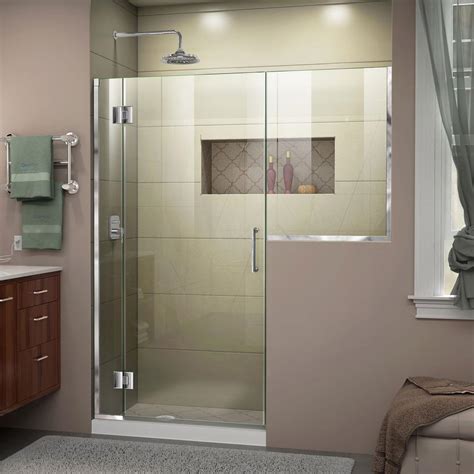 With Stain Resistant Glass Coating. . Home depot shower doors